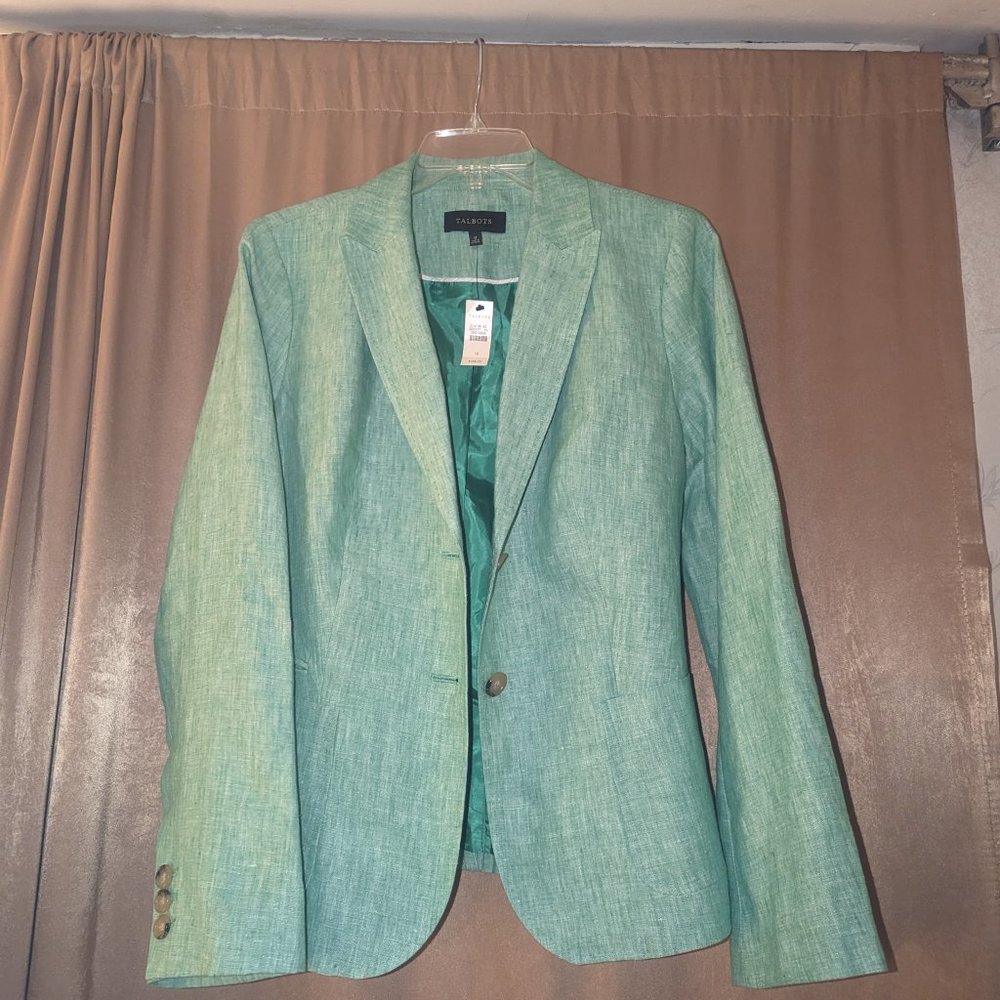 Talbots 100% Linen Blazer